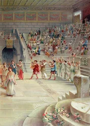 Ein Musikfestival in Pompeji